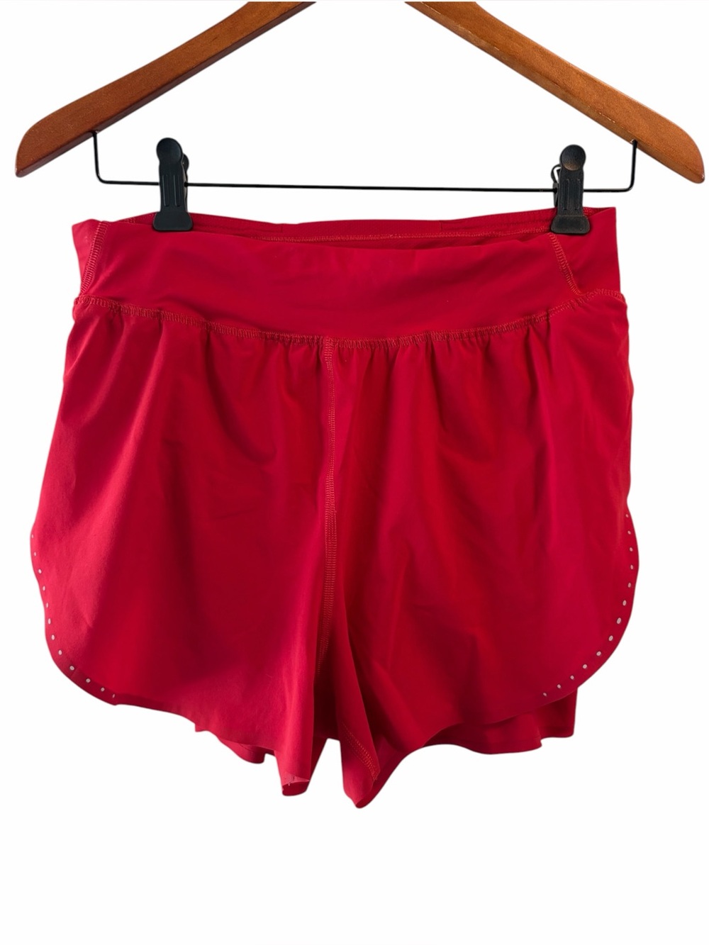 Lululemon Fast and Free High-Rise Red Athletic Running Shorts